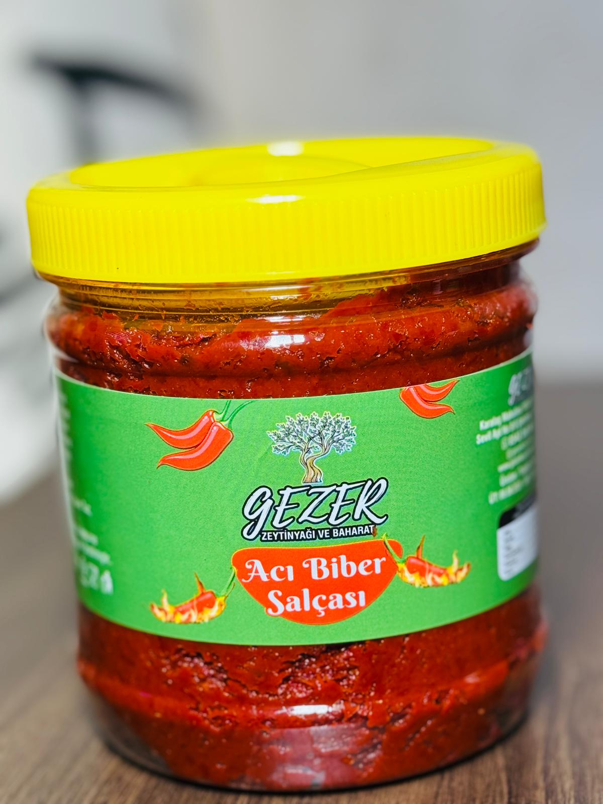 YÖRESEL ACI BİBER SALÇASI